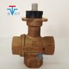 Japón Yamamoto azbil válvula de control eléctrico vy5303a0022 rosca bronce cuerpo de válvula direccional de tres vías DN20