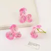 Flores de Hortênsia Simuladas 3D de Pétalas Duplas para Uso em Casamentos, Arranjos de Flores de Hortênsia Elegantes para Salão de Casamento e Decoração de Casa