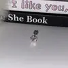 Brincos de Aço Titânio Estrela Orelha de Coelho Unha de Osso Unha da Concha Brinco de Fivela de Orelha com Letra Saturno Brincos Femininos