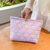 Bolsa de Cosméticos, de Aspecto Elegante, Bolsa de Almacenamiento de Artículos de Aseo de Lujo Ligero, Bolsa de Maquillaje y Productos para el Cuidado de la Piel de Mano para Mujer, Bolsa Interior de Gran Capacidad