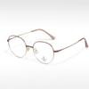 F99072 armazón de metal al por mayor armazón de gafas de moda retro artístico degradado oro seda se puede equipar con gafas para miopía