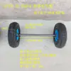 Roda Inflável 4.10/350-4 Pneu Pneumático de 10 Polegadas Borracha Espessada Carrinho de Mão Pneu de Carrinho Tigre Câmara de Ar Pneu Externo