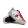 Zapatos Casuales Personalizados Populares Transfronterizos de Otoño Nuevos Antideslizantes de Suela Suave para Mujer, Zapatos Blancos de Moda con Patrón de Estrella
