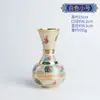 India Pavo Real Pintado Jarrón de Cobre Buda Guanyin Botella Purificadora de Agua Botella de Suministro Frontal de Buda Jarrón de Cobre Botella Tesoro