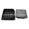 Dongguan fabricantes 60x60 quadrado preto PP plástico tubo plug plástico tubo plug aço tubo plug plug