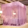Mosquiteiro para Uso Doméstico, Cama de Casal 1,8m, Estilo Princesa, Estilo Palácio, De Chão, Quarto Tradicional, Três Portas, Estrutura Reforçada 1,5m