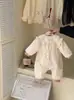 Ropa para Bebé, Chaquetas Engrosadas de Primavera y Otoño, Atuendos Elegantes de una Pieza para Bebés Niñas Recién Nacidas, Monos de Doble Capa de Princesa, Ropa de Exterior