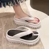 Chanclas Zj de Suela Gruesa para Mujer Verano 2024 Estilo Nuevo