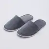 Pantuflas Gruesas Personalizadas al por Mayor para Hoteles de Lujo, Casas de Huéspedes, Salones de Belleza, Hospitalidad Doméstica Desechable, Engrosadas para Uso en Hotel