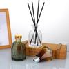 Botella vacía de vidrio para aromaterapia, difusor de aceites esenciales, adornos retro para el hogar, botella de perfume con degradado para el hogar.