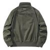 JEEP SPIRIT otoño 2021 nueva chaqueta de cuello alto lavada para hombre abrigo casual holgado para hombre 0010