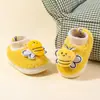 Zapatos de Algodón para Niños Little Deer Millie para Otoño e Invierno, Zapatos de Algodón Cálidos y Peludos para Exteriores Escolares de Niños, Pantuflas de Algodón Cerradas para Niñas
