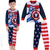 Ropa para niños al por mayor comercio exterior capitán americano ropa de casa para niños niños una generación de pijamas para niños bebé tiene niños