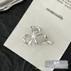 Novo Presilha de Cabelo com Laço Transfronteiriça Garra de Liga Metálica com Formato Irregular para Mulheres, Presilha Shark com Pérola, Presilha de Garra com Laço de Tamanho Médio