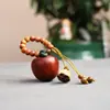 Gran Colección de Frutas Talladas en Madera: Calabaza, Uva, Manzana, Adornos de Madera Maciza para Sostener en la Mano, Colgantes de Frutas Variadas Retorcidos a Mano, Venta Directa de Fábrica