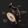 HY308 personalidad creativa retro rueda de amolar pedernal inflable encendedor de fuego abierto bronce cepillado nostálgico ventas directas de fábrica