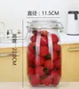 Frasco sellado botella de vidrio para alimentos botella sellada frasco de pepinillos frasco de vino encurtido frasco de pepinillos frasco de almacenamiento con cierre de acero inoxidable