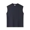 Gopudo Verano Nuevo Simple de Moda Marca Chaleco Hombre Holgado Deportivo Baloncesto Sin Mangas Camiseta Base Gw26001