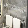 Suministros del Fabricante Estantes de Almacenamiento para Baño Sin Taladro, Estantes para Zapatillas y Soportes para Zapatillas con Drenaje de Agua para Montar en la Pared para Uso Doméstico