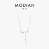 Modian S925 prata de lei nicho Pérola de Concha Flor série MORI pequena fresca colar corrente de clavícula Camélia corrente de pescoço mulheres