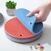 Tapete redondo de caçarola de silicone tapete de isolamento de favo de mel tapete de mesa porta-copos de silicone antiderrapante isolamento térmico cozinha anti-escaldante resistente a altas temperaturas