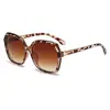 Elegantes gafas de sol de montura grande adelgazantes para rostros europeos y americanos cuadrados y redondos, protección solar, estilo callejero, gafas de sol curvas de alta gama 2631