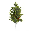 Árboles artificiales simulados de pino y ciprés, plantas, ramas de abeto y pino, follaje artesanal para decoración navideña y de bodas, accesorios de plantas verdes navideñas