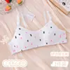 Ropa interior para niñas en etapa de desarrollo, cómoda, sin varillas, anti-abulto, transpirable, sujetador de algodón para estudiantes de secundaria