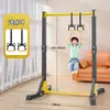 Barra de dominadas para casa, interior, para adultos, sin taladro, barra de pull-up, de pie en el suelo, barra para colgar estiramientos infantiles, equipo de fitness para el hogar