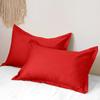 Funda de Almohada Sobre Color Sólido Individual Dormitorio de Estudiante Lijado Cómodo Transpirable Transfronterizo Funda de Almohada Funda de Almohada Hotel