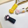 Tijeras para cutícula de manicura Cubierta protectora Pinzas de garra de gato Acero Empujador Molde de silicona anticaídas Herramientas de suministros para salón de uñas profesional