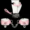 Productos para adultos, estilo SM, tapón anal de lazo en forma de corazón, artículo de novedad, entrenamiento de la parte trasera, apto para principiantes, collar de orejas de gato y correa