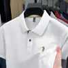 Camisa Polo de Algodón Puro de Manga Corta para Hombre de Verano para Jóvenes y Personas de Mediana Edad Camiseta con Cuello Camisa Casual de Negocios Top Transpirable Delgada de Media Manga
