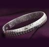 Pulsera plateada estilo coreano estilo étnico moda joyería de plata venta caliente pulsera abierta Baifu pulsera plateada pulsera