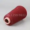Algodão com pontos poliéster fio tingido cor 32 seção fio colorido vermelho T65R35 cor seda 32s costura à mão
