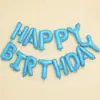 Juego de Letras de Feliz Cumpleaños de 16 pulgadas Happybirthday Globos de Aluminio Decoraciones Bola de Aluminio Celebración