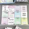 Mini tarjeta coreana avanzada con cabeza de mini tarjeta doblada por la mitad, material de embalaje de tarjeta de frijol de amor, tarjeta de embalaje de alto valor de color al por mayor