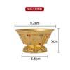Copo Tigela Cobre Dourado Diamante Copo d'Água Copo de Água Sagrada Lâmpada de Buda Tantra Xizang Bajixiang Tigela Zhai
