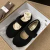 Primer Encuentro Ji Zapatos Mary Jane Redondos Retro Franceses con Velcro para Mujer Otoño Invierno Nuevos Zapatos Individuales de Lana Cálida con Felpa
