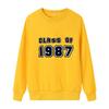 Moletom de Gola Redonda Transfronteiriço para Mulheres Primavera e Outono 2025 Novo Estilo Forrado com Fleece Americano Solto Popular Moda Versátil Top