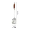 Acero inoxidable 304 utensilios de cocina para el hogar espeseado Palo de rosa espátula cocinar suministros de utensilios de cocina para el hogar