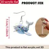 Pendientes Colgantes Gatito Espacial Transfronterizos Accesorios Sexy para el Día a Día y Fiestas Regalos de Navidad Adecuados para Mujeres Todas las Estaciones