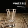 Copa de vino blanco para el hogar juego de vino traje marco de bambú vidrio copa de vino pequeña una copa tamaño pequeño una o dos copas copa para licor vaso de chupito