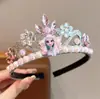 Diadema Frozen para Niñas Corona de Aisha para Niñas Vestido de Disfraz para Actuación Corona de Cullomi Melody Tocado