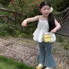 Bolso de Cadena para Niñas a la Moda Estilo Coreano, Lazo Dulce, Elegante Bolso Cruzado con Letras para Bebé, Nuevo Monedero Infantil