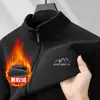 Nueva Chaqueta de Terciopelo Austriaco para Hombre, Chaqueta Casual de Otoño de Alta Gama con Cuello Alto para Papá de Mediana Edad, Tops para Hombres de Mediana Edad y Mayores