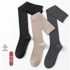 Outono e Inverno meias de lã sem costura de primeira linha meias de malha longa over-the-knee mulheres engrossadas meias de panturrilha quente atacado