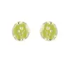 Pendientes de botón de plata S925 versión coreana de pendientes de tulipán de perla moda Joker explosiones aceite de gota pendientes pequeños en stock suministro