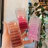 9 Cuerda para el Cabello de Línea Telefónica Combinada Celebridad de Internet Transparente Degradado Estilo Fresco Cuerda para el Cabello Corea del Sur Banda de Goma Anillo para el Cabello de Instagram