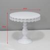 Estante de hierro para pasteles de estilo europeo, accesorios para bodas, bandeja para pasteles, plato para pasteles de base alta, adornos para mesa de postres, estante de hierro para pasteles